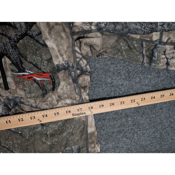 Sitka Mothwing Mountain Mimicry 2.0 Mens Medium Pullover 1/2 Zip Jacket - Picture 4 of 10